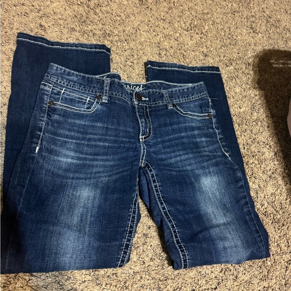 Maurices Deep Indigo Boot Cut Jeans